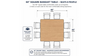 60" Square Wood Folding Table rental in Las Vegas, NV