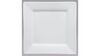 Square White Dinner Plate 10" rental in Las Vegas, NV