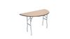 60" 1/2 Round Wood Folding Table rental in Las Vegas, NV