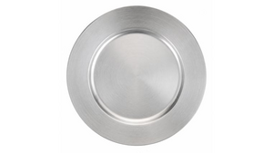 Charger 13" Silver Acrylic Round rental Las Vegas, NV