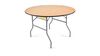 48" Round Wood Folding Table rental in Las Vegas, NV