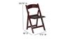 Resin Padded Mahogany Chair rental in Las Vegas, NV