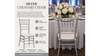 Chiavari Chair Silver rental in Las Vegas, NV