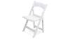 Resin Padded White Chair rental in Las Vegas, NV
