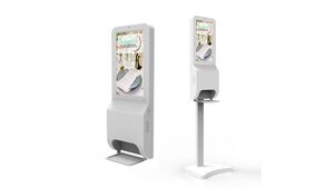 Hand Sanitizer Kiosk W/Digital Signage rental Las Vegas, NV