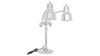 Heat Lamp Double Chrome rental in Las Vegas, NV