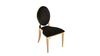 Cameo Gold / Black Velvet Chair rental in Las Vegas, NV