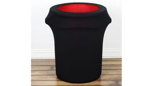 Garbage Can Cover Black Spandex rental Las Vegas, NV