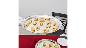 Tray Stainless Swirl 16" rental Las Vegas, NV