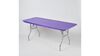 8' Plastic Tablecloth (Purple) - Pack Of 5 rental in Las Vegas, NV