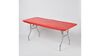 8' Plastic Tablecloth (Red) - Pack Of 5 rental in Las Vegas, NV