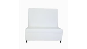 Sofa - White 48" rental Las Vegas, NV