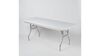 8' Plastic Tablecloth (White) - Pack Of 5 rental in Las Vegas, NV