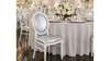 Louis Chair - White W/Silver Pad rental in Las Vegas, NV