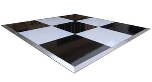 12X16 Black/White Checker Dance Floor rental Las Vegas, NV