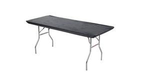 8' Plastic Tablecloth (Black) - Pack Of 5 rental Las Vegas, NV