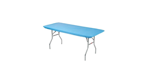 8' Plastic Tablecloth (Light Blue) - Pack Of 5 rental Las Vegas, NV