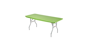 8' Plastic Tablecloth (Lime Green) - Pack Of 5 rental Las Vegas, NV