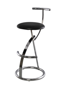 Contemporary Barstool W/ Back rental Chicago, IL