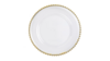 Gold Beaded Glass Charger 12.25" rental in Austin, TX