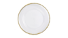 Gold Beaded Glass Charger 12.25" rental in Austin, TX