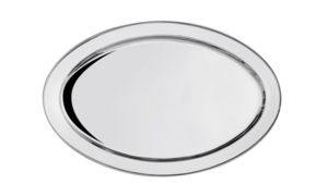 Chrome Oval Tray 17" rental Austin, TX