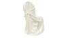 Ivory Universal Satin Self Tie Chair Cover rental in Austin, TX