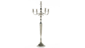 Silver Candelabra 39.5" rental Austin, TX