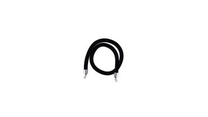 Black Velvet Rope 5' rental Austin, TX