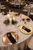 Gold Beaded Acrylic Charger 13" rental in Austin, TX