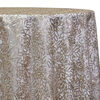 Champagne Embroidered Lace Chair Cover rental in Austin, TX