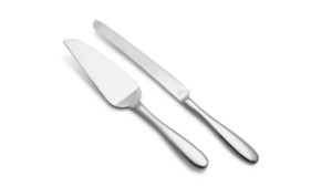 Cake Serving Set Silver (2Pcs) rental Austin, TX