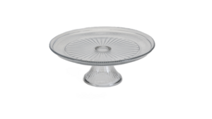 Textured Glass Cake Stand 12"X5" rental Austin, TX