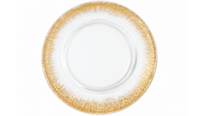 Gold Luxe Glass Charger 13" rental Austin, TX
