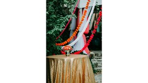 Gold Sequin Chiavari Chair Cover rental Austin, TX