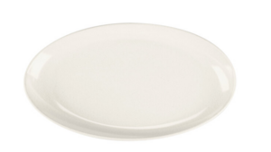 Eggshell White Oval Platter 16" rental Austin, TX