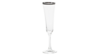 Platinum Rim Champagne Flute 7Oz rental in Austin, TX