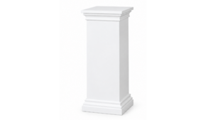 Medium White Pedestal (12"X12"X36") rental Austin, TX