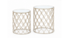 Abby Gold Side Tables (2Pcs - Placement Included) rental in Austin, TX