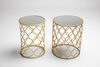 Abby Gold Side Tables (2Pcs - Placement Included) rental in Austin, TX