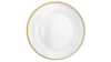 Gold Rim Glass Charger 13" rental in Austin, TX