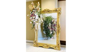 Floor Length Gold Mirror (90"X65") rental Austin, TX