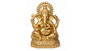 30" Gold Ganesh Idol (Placement Included) rental Austin, TX