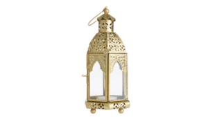 Large Gold Moroccan Lantern rental Austin, TX