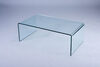 Melrose Clear Glass Coffee Table rental in Austin, TX