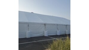 10'X10' White Tent Wall rental Austin, TX
