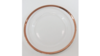 Rose Gold Rim Glass Charger 13" rental in Austin, TX