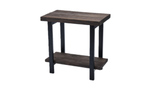 Chesterfield Wooden Side Table rental Austin, TX