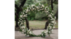 Round Gold Arch rental in Austin, TX