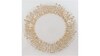 Gold Flower Glass Charger 13" rental in Austin, TX